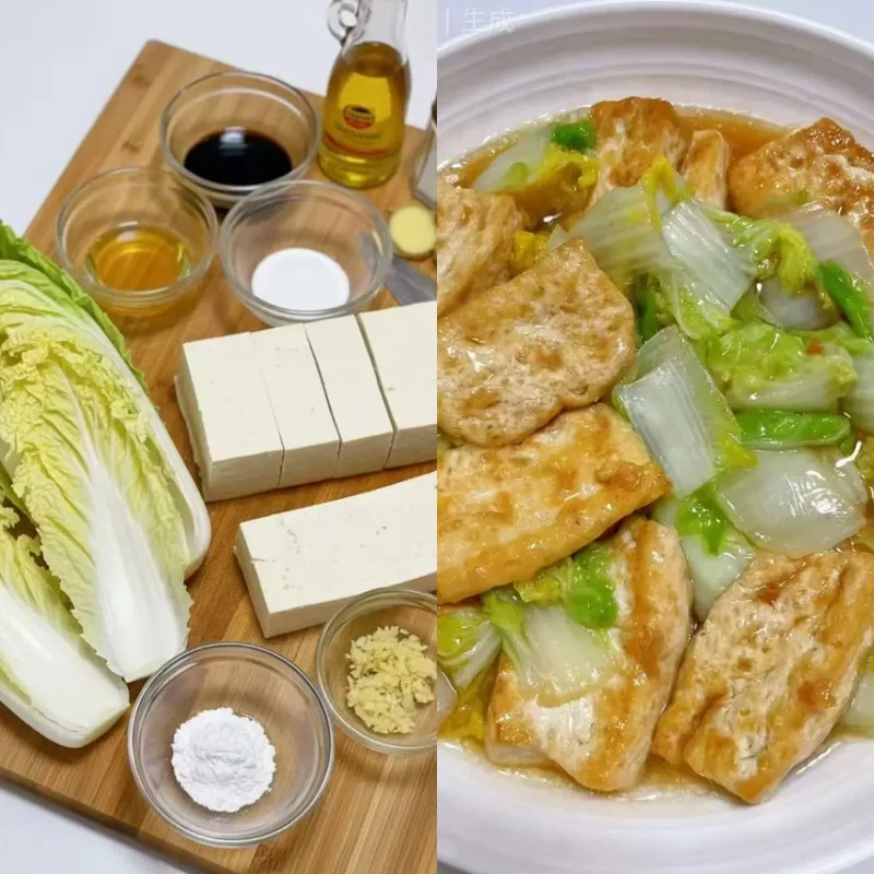 AI image: Use these ingredients to make me a delicious lunch served on one plate; show a close-up of the plate and remove any other plates and ingredients.